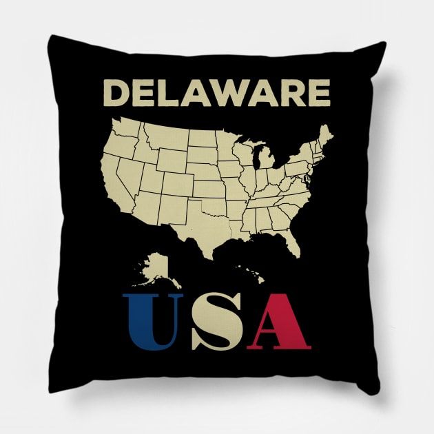 Delaware Pillow by Cuteepi
