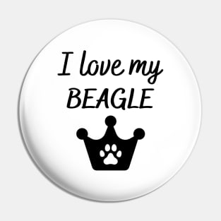 I love my Beagle Pin