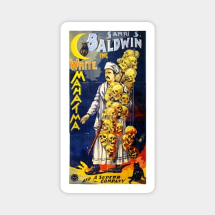 Vintage Magician Poster USA Baldwin Magnet