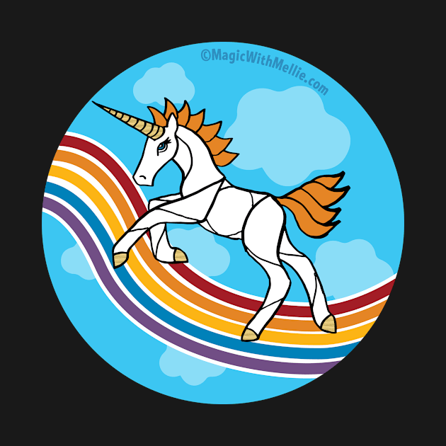 Rainbow Unicorn v3 — Dancing Uniquorn Illustration series by mellierosetest