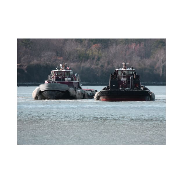 Two Tugs on the York River by tgass