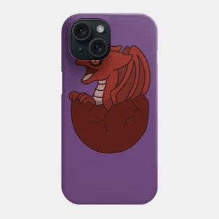 Cute baby dragon hatching Phone Case