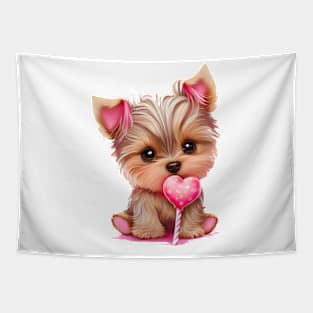 Adorable Yorkshire Terrier Tapestry