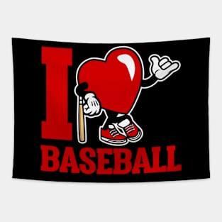 I LOVE BASEBALL 2 Tapestry