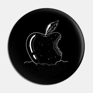 Starry night within the apple Pin