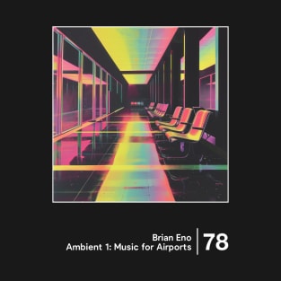 Music for Airports -  Minimalist Graphic Artwork Design T-Shirt