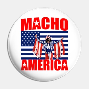 Macho America Pin