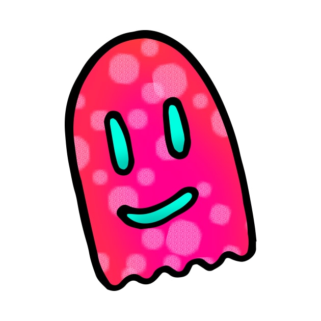 Cute Ghost Doodle by VANDERVISUALS