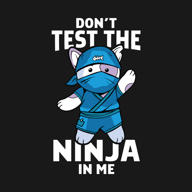 Ninja Cat Karate Fighter by Tobias Store