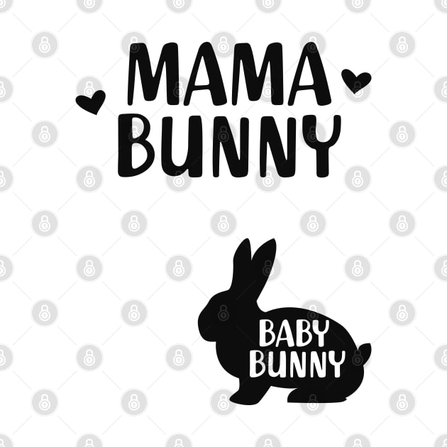 Pregnancy - Mama bunny Baby Bunny by KC Happy Shop