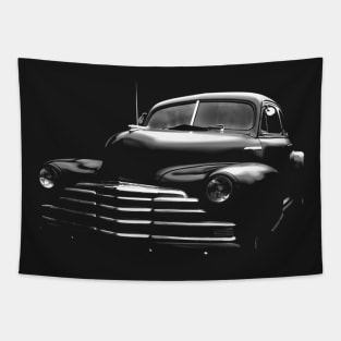 1947 chevrolet, black shirt Tapestry