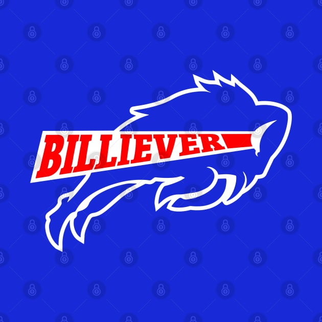 WNY Pride - Billiever - Buffalo Football by Vector Deluxe