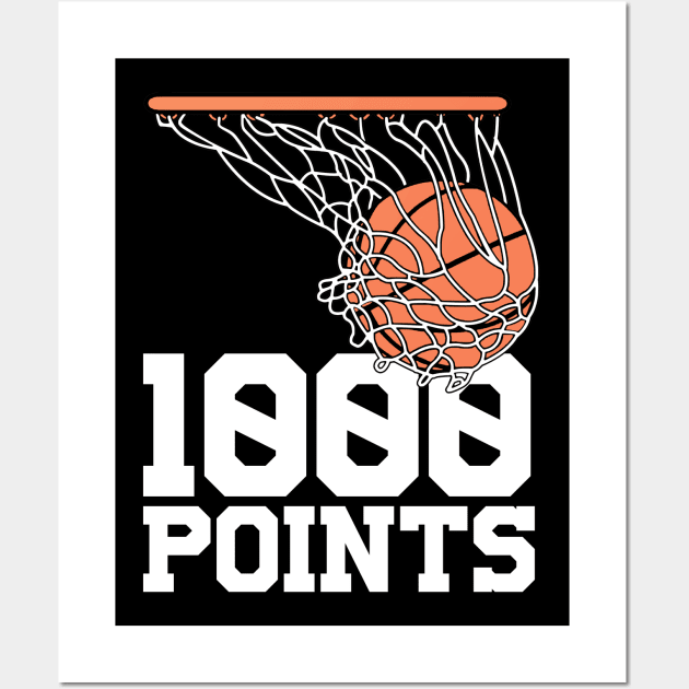 1000 POINT BASKETBALL POSTER - CELEBRATION