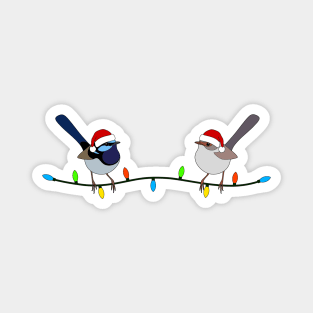 Christmas Fairy Wren Magnet