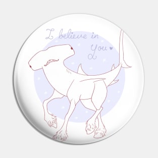 Shark Horse Blue Pin