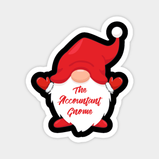 The Accountant Gnome Matching Family Christmas Pajama Magnet