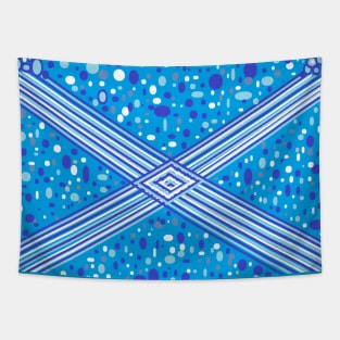 Abstract Blue & White Mug, Mask, Pin Tapestry