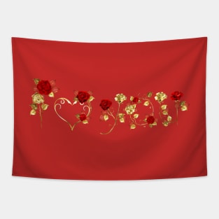 Declaration of Love from Red Roses Tapestry