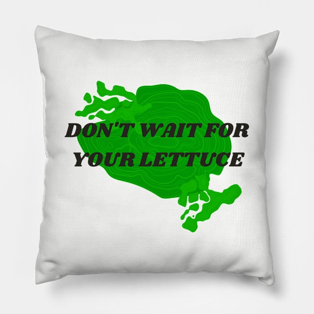 LETTUCE - Funny Translation Error Pillow by raspberry-tea