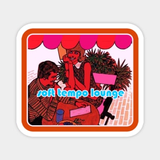 Soft Tempo illustration two (white border) Magnet