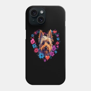 Australian Terrier Valentine Day Phone Case