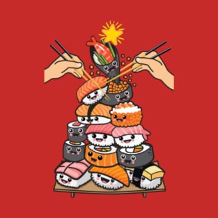 Sushi Xmas tree T-Shirt