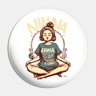 Meditation Yoga Pin