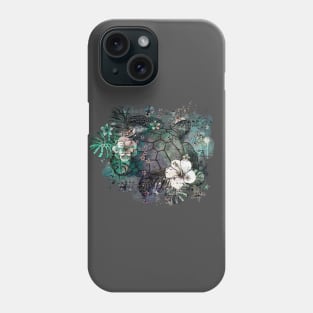 Sea Turtle Floral 3 Phone Case