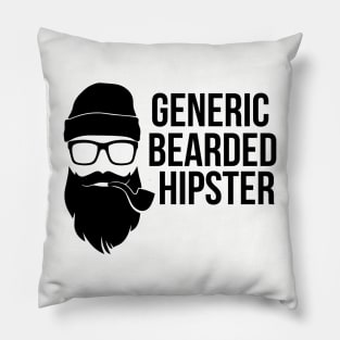 Generic Bearded Hipster - Beard Lover Pillow