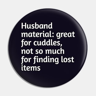 Funny husband humour Pin