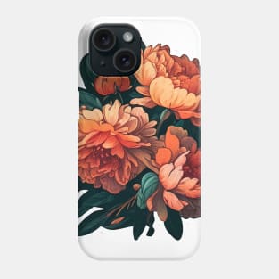 Orange Flowers Phone Case