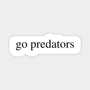 go predators Magnet