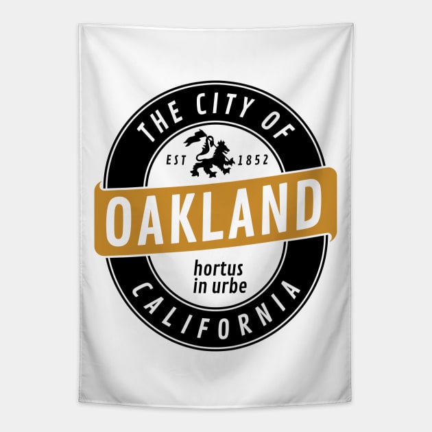 Oakland-CA - Garden in the City Tapestry by LocalZonly