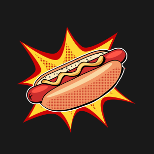 Hot dog pop art T-Shirt