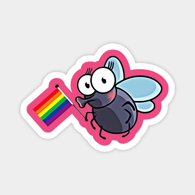 Fruit Fly Magnet by JasonLloyd