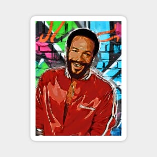 Marvin gaye pop art Magnet