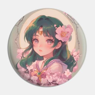 Cream Cherry Blossoms Pin