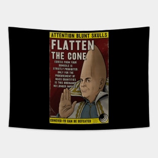 Flatten The Cone Tapestry