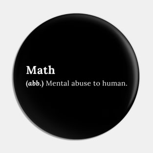 Math Pin