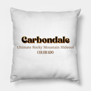 Carbondale Ultimate Rocky Mountain Hideout Colorado Pillow