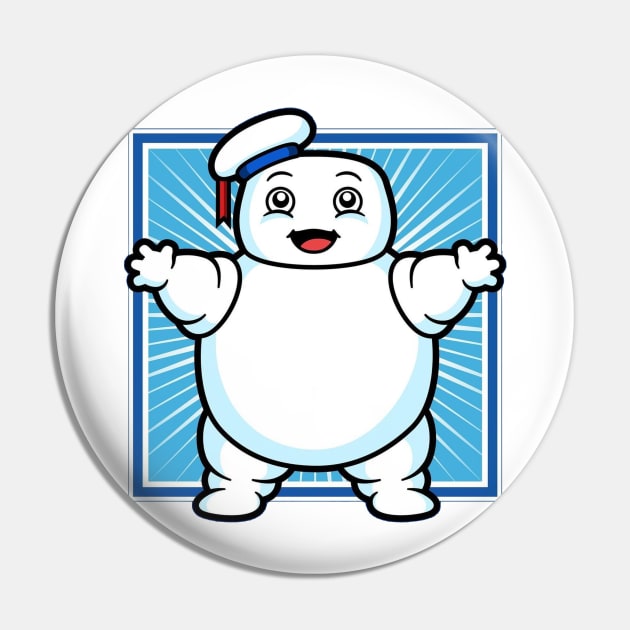 stay puft Pin by enzo studios