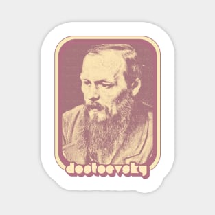 Fyodor Dostoevsky / Retro Aesthetic Fan Art Magnet