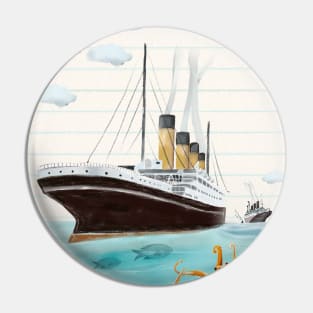 Vacation on a cruise Pin