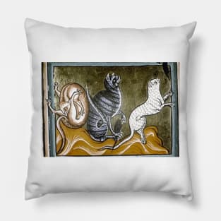 Medieval Cats Pillow