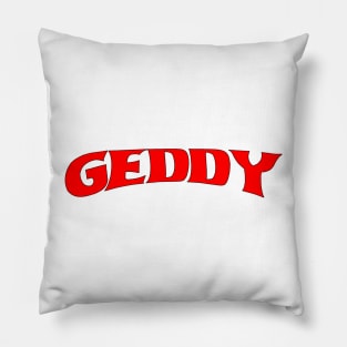 Rush - GEDDY Savior of the Solar Federation - Flash Gordon Style Pillow