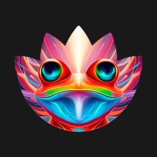 Froggy Animal Spirit (17.2) - Trippy Psychedelic Frog T-Shirt