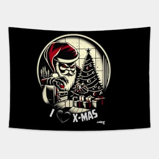 Grinchy Claus's Midnight Heist - A Xmas December Santa Tapestry