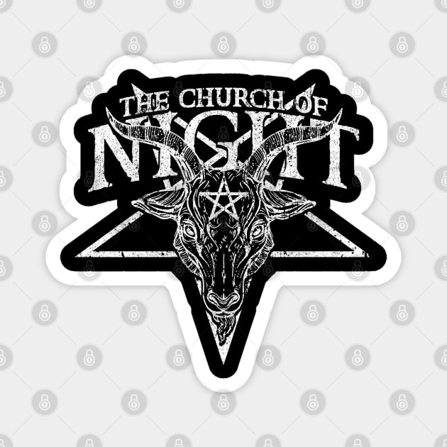 The Church of Night Magnet by huckblade