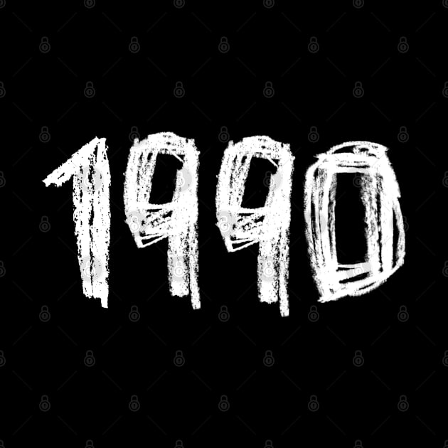 1990 Birthday, Birth Year 1990, Born in 1990 by badlydrawnbabe