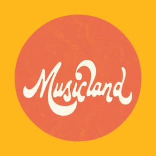 Retro 70s Style Musicland Mall Record Store T-Shirt